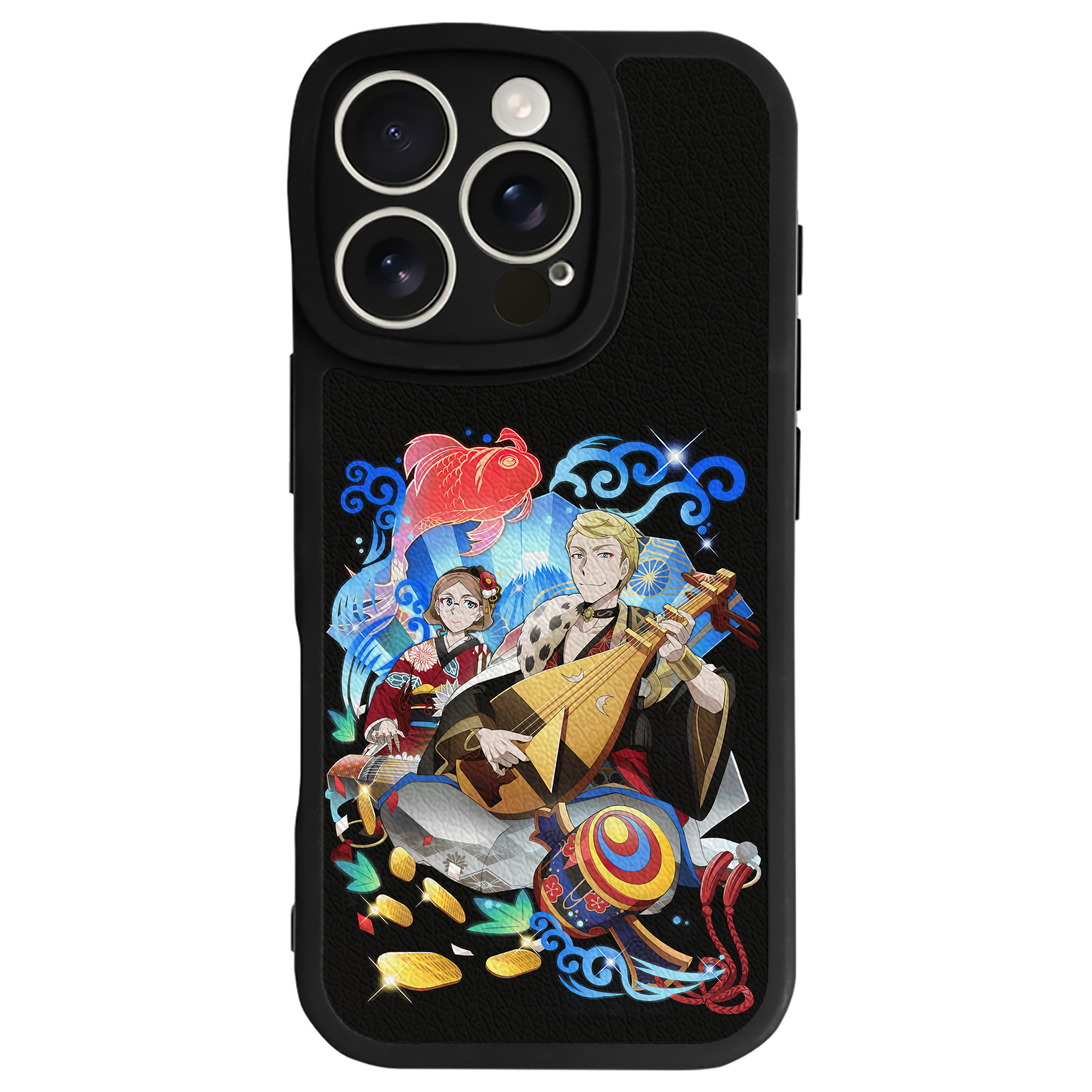 （画像用） 文豪ストレイドッグス Bungo Stray Dogs 【iPhone 16シリーズ対応】シリコンスマホケース（レザー調） 材質：シリコン